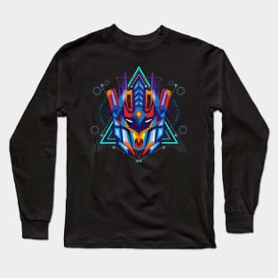 Robot Head Long Sleeve T-Shirt